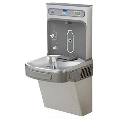 Wall Mount Drinking Fountain with Bottle Filling Station, Refrigerated