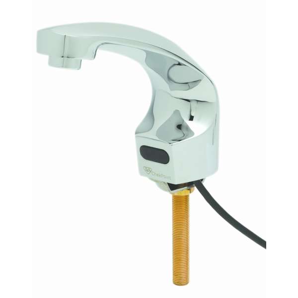 T&S EC-3102-VF05 | ChekPoint Elec Faucet, Deck Mount, Single Hole Spout, AC/DC Module, 0.5 GPM VR Outlet
