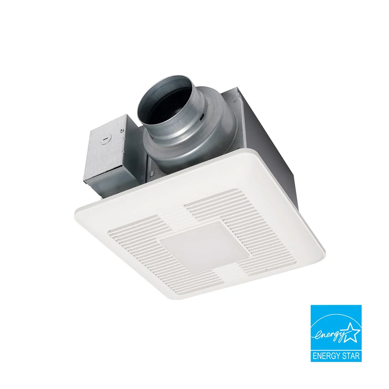 FV-1115VQL1 | WhisperCeiling® DC Fan with Light, Smartflow™ 110-130-150 CFM