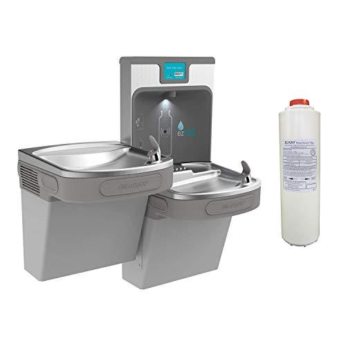 Elkay EZH20 Bottle Filling Station & Bi Level Fountain + Replacement Filter