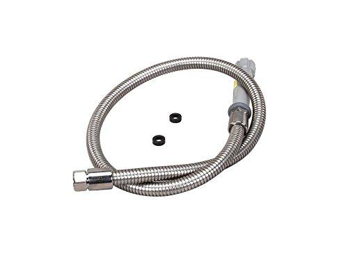 T&S BRASS B-0044-H 44" Flexible Stainless Steel Hose (Pack of 1)