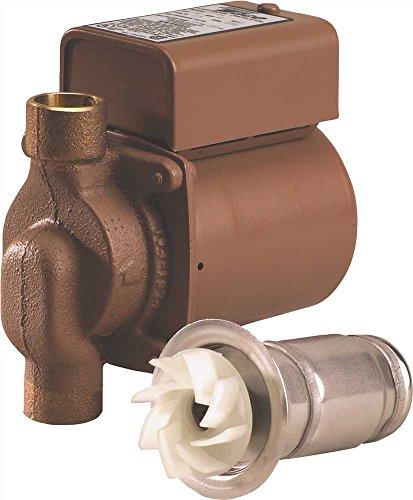 Taco 006-B4 Circulator Pump, 0-11 Gpm Flow Range, 1/4 hp, 3/4" Sweat, Bronze