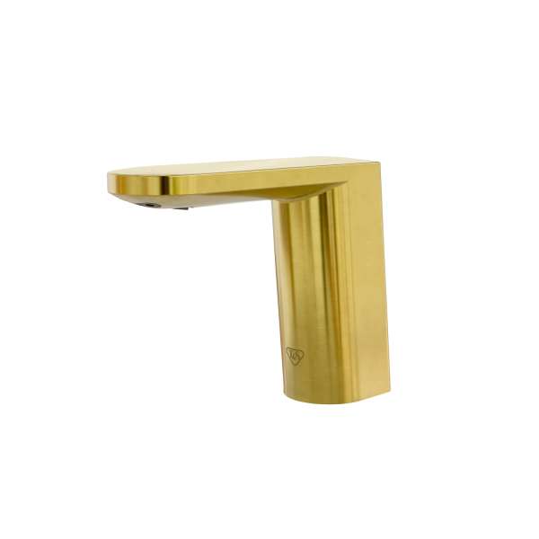 T&S ECW-3159-BB | WaveCrest Stafford Electronic Sensor Faucet, Single Hole Deck Mount, Brushed Brass, 0.5 GPM / 1.9 LPM VR Concealed Spray Device