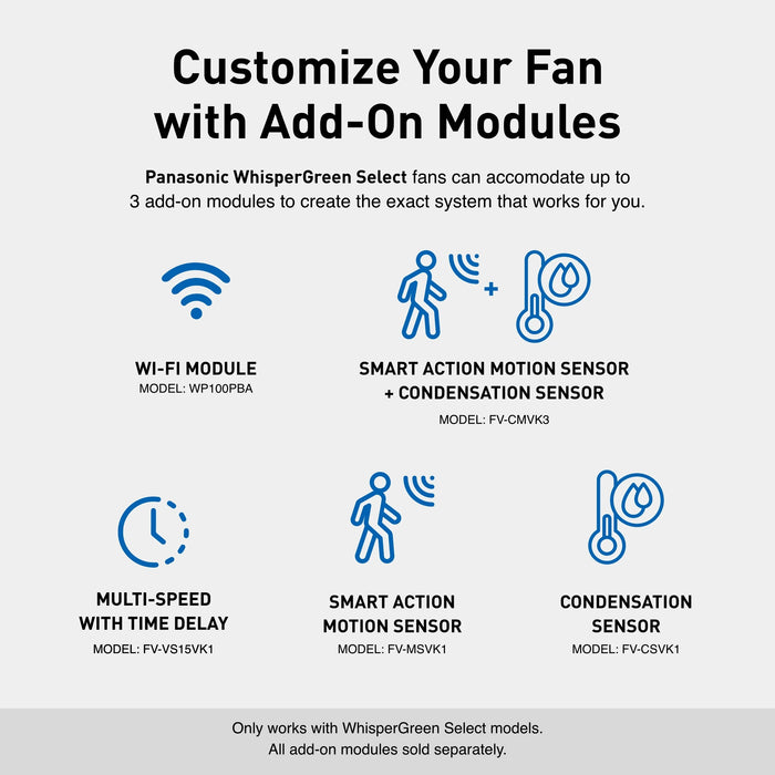 WhisperGreen® Select | Fan with Light Models