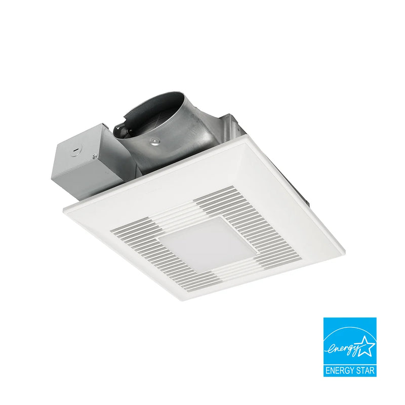 FV-0810VSSL1 | WhisperValue® DC Fan with Light, Multi-Speed & Pick-A-Flow®, 50-80-100 CFM