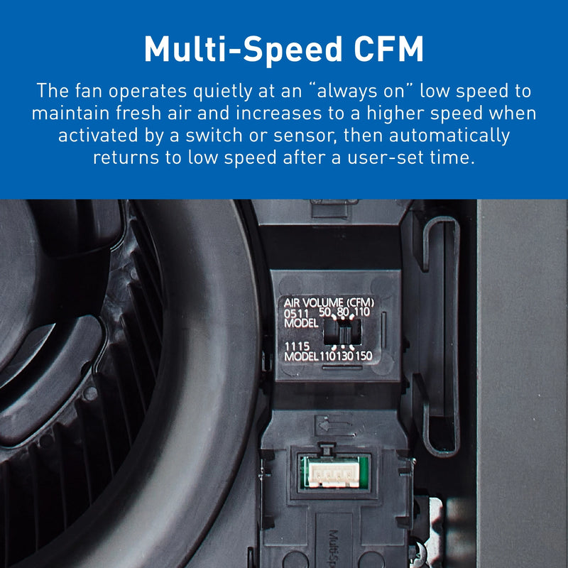 WhisperGreen® Select Architectural Bathroom Fans