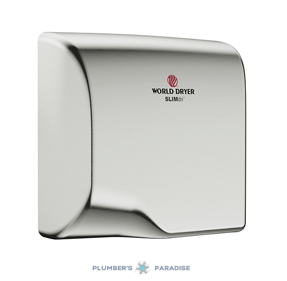 World Dryer (L-973A) | SLIMdri Hand Dryer, Automatic, Brushed Stainless Steel