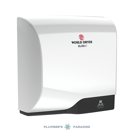 World Dryer (L-974A) | SLIMdri Hand Dryer, Automatic, Aluminum White