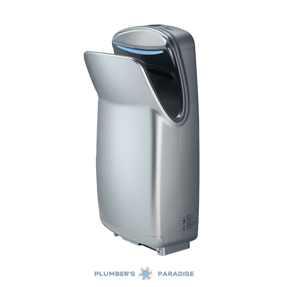World Dryer (V-649A) | HEPA-Filtered VMax V2 Hand Dryer, Automatic, Silver