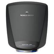 World Dryer SANITIZE + DRY S-762A Black