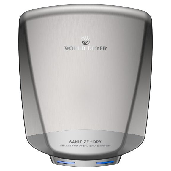 World Dryer SANITIZE + DRY S-773A Stainless Steel