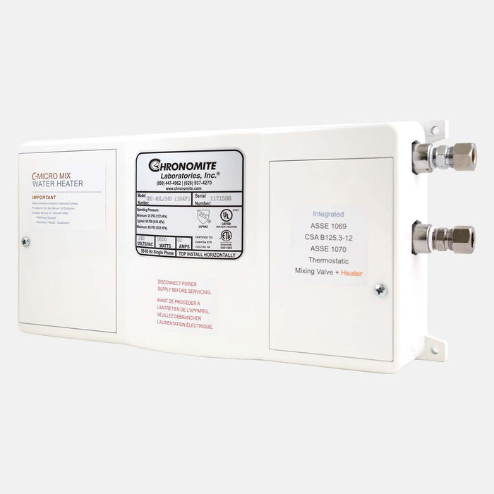Chronomite CMI-15L/208 | Instant-Flow® CompliantMix® Thermostatic Tankless Water Heater with Integral Mixing Valve