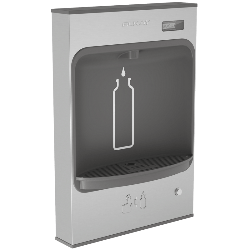 Elkay (EMASMB) | ezH2O Mechanical Bottle Filling Station Surface Mount, Battery Powered Non-Filtered Non-Refrigerated Stainless