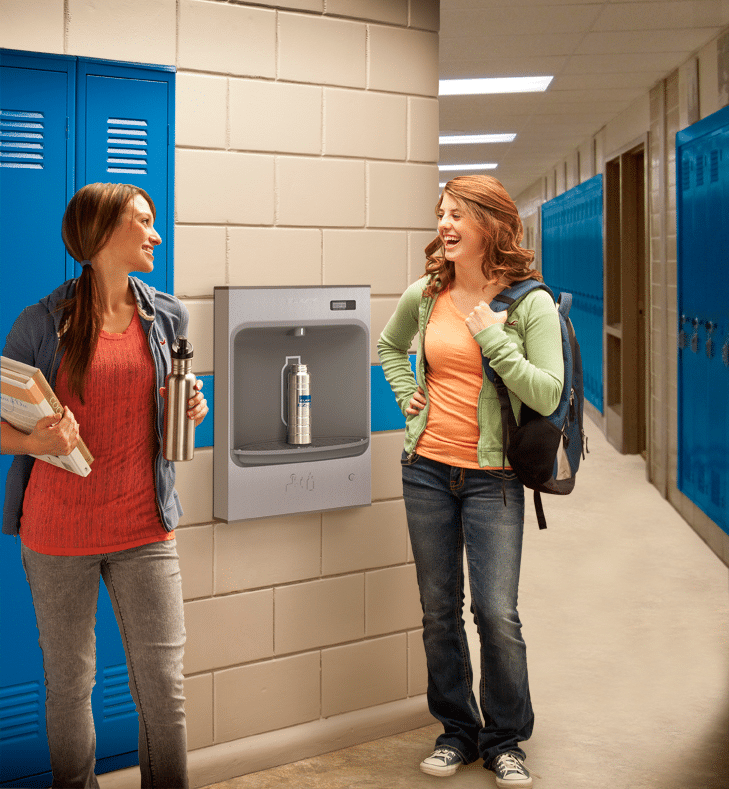 Elkay (EMASMB) | ezH2O Mechanical Bottle Filling Station Surface Mount, Battery Powered Non-Filtered Non-Refrigerated Stainless