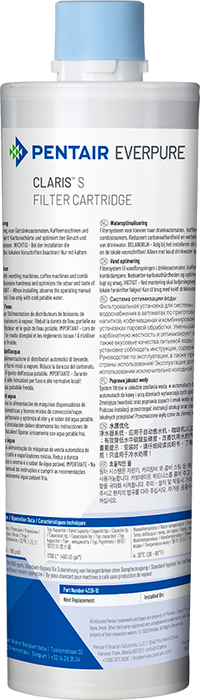 Pentair EV433910 Claris Small Filter Cartridge