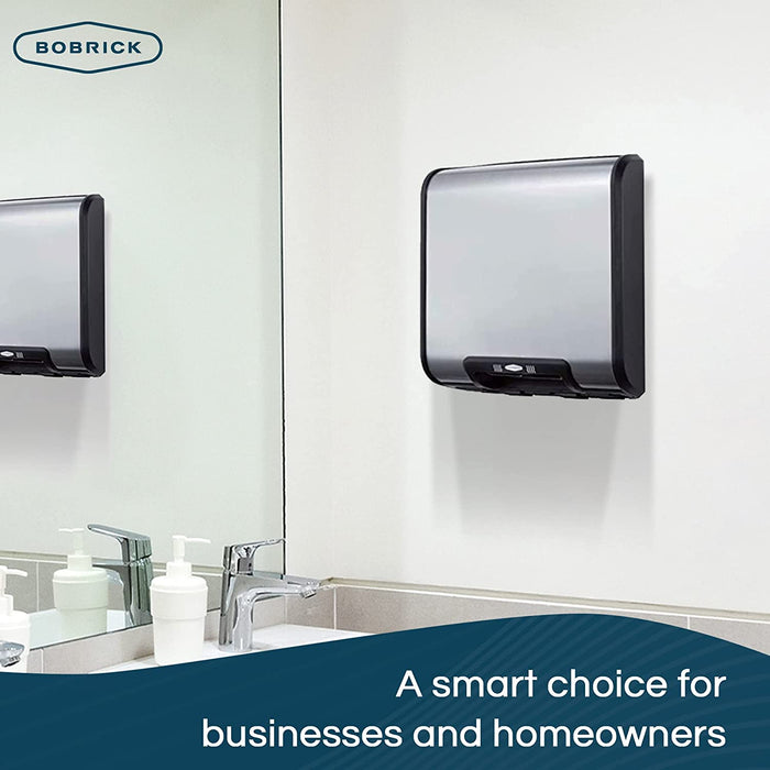 Bobrick (B-7128) |  TrimDry™, Surface-Mounted Hand Dryer, 115V, Stainless Steel