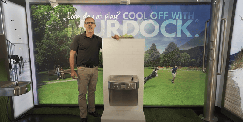 Murdock (BFEZG168) | Wall-Mounted Touchless Water Bottle Filling Station, ADA, Stainless Steel