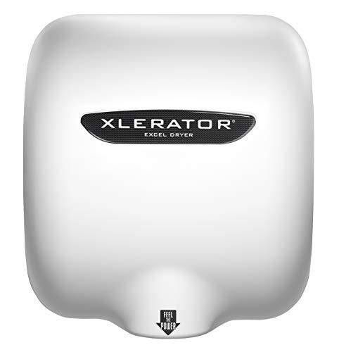 Excel Dryer XLERATOR XL-BWH 1.1N HEPA Filtration Hand Dryer System for Government, Industrial and Commercial Restrooms, 12.2 Amps 110/120 Volts