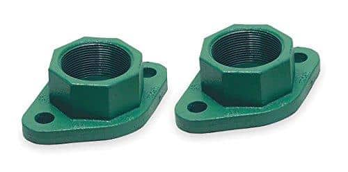 Flange, 1 In Flanged, Cast Iron, PK2