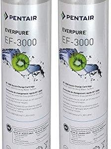 Everpure EV985750 EF-3000 Replacement Cartridge for Full Flow Drinking System (Pack of 2)