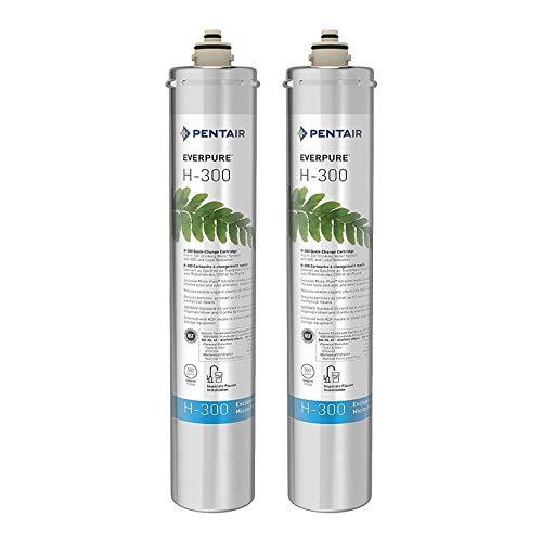 Pentair Everpure H-300 Undersink Water Filter Replacement Cartridge (4 Pack)