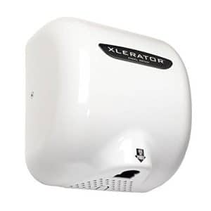 XLERATOR Excel Dryer XL-BW-ECO-1.1N Hand Dryer XLERATOR XL-BW-ECO Automatic, Surface-Mounted, White Thermoset (BMC) Cover, 110-120V with Noise Reduction Nozzle