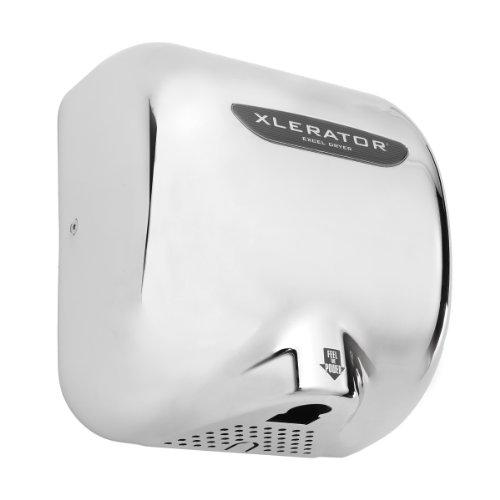 XLERATOR XL-C Automatic High Speed Hand Dryer with Chrome Cover and 1.1 Noise Reduction Nozzle, 12.5 A, 110/120 V