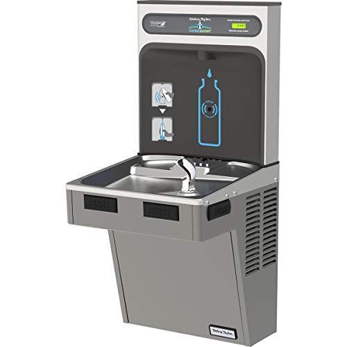 Water Cooler W/HydroBoost Water Refilling Station, Light Gray